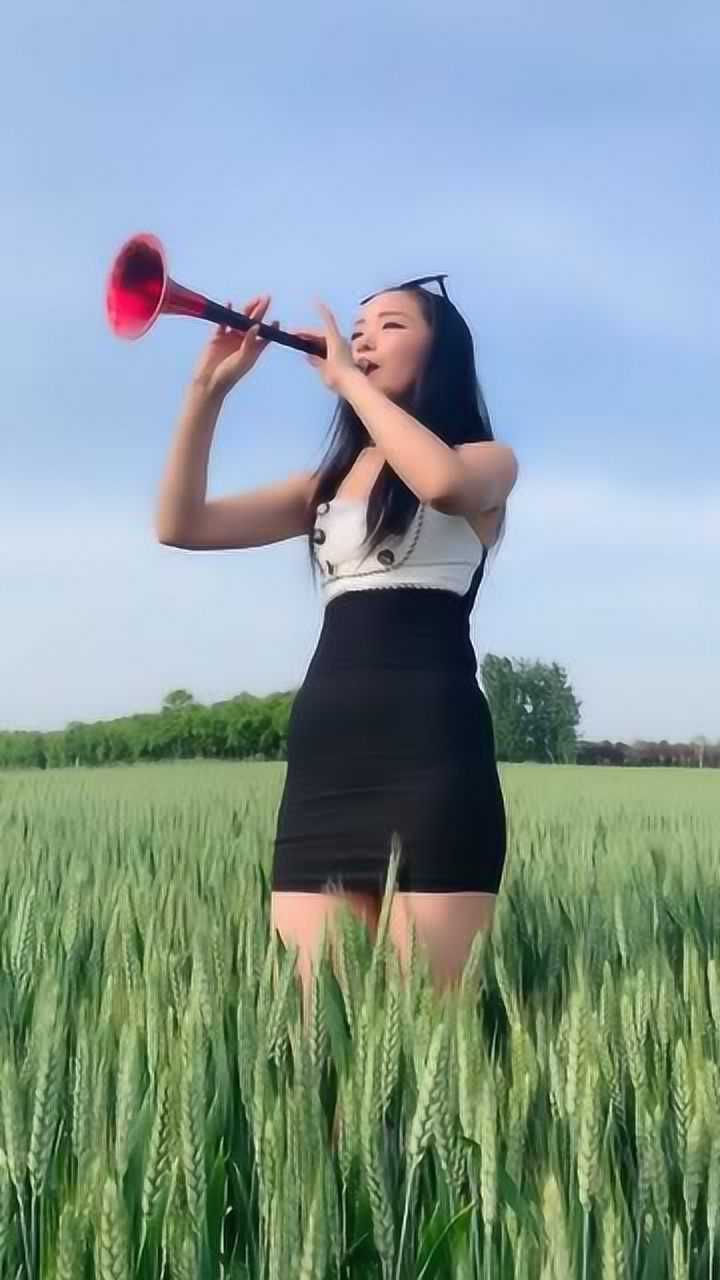 鹏仔唢呐薇姐这气质这才艺太完美了