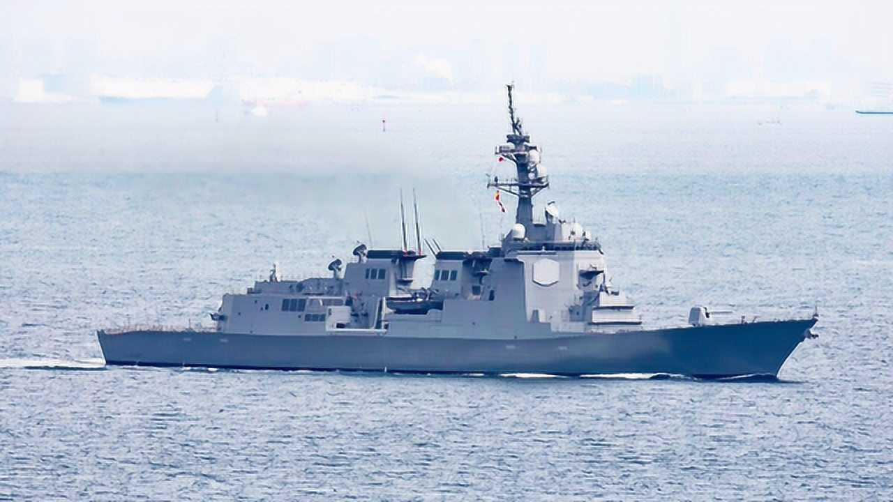 不再隐藏!日本海自"羽黑"号万吨驱逐舰下水,火力十足!