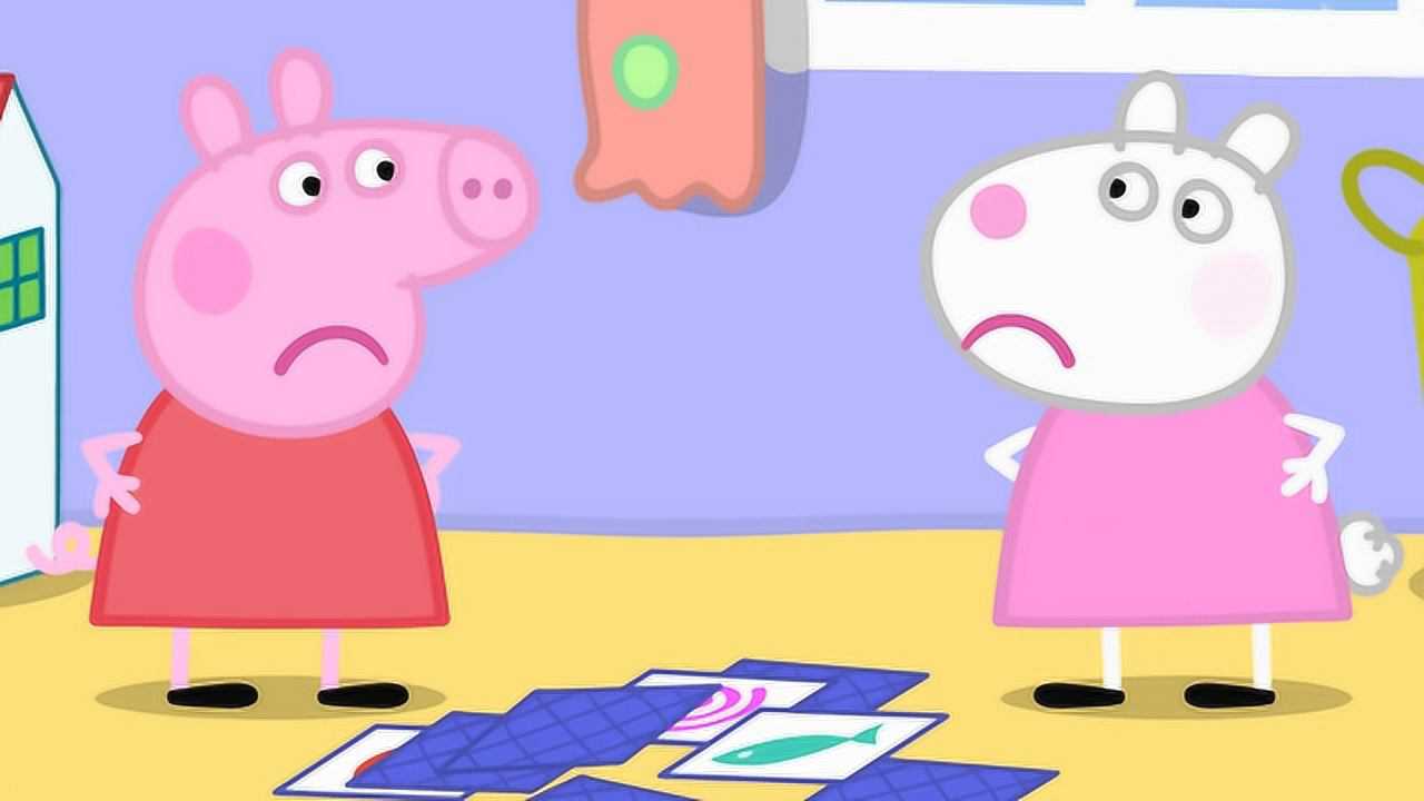 玩具总动园  小猪佩奇和苏西玩游戏发生争吵,猪妈妈机智化解矛盾!