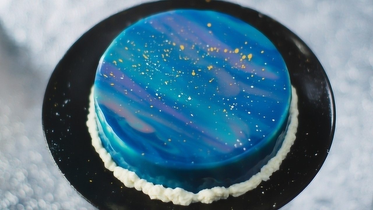 七夕必备星空淋面蛋糕,只想让你独享这份甜蜜浪漫