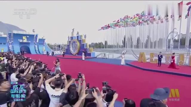 第五届成龙国际动作电影周 导演丁晟、编剧董群踏上红毯