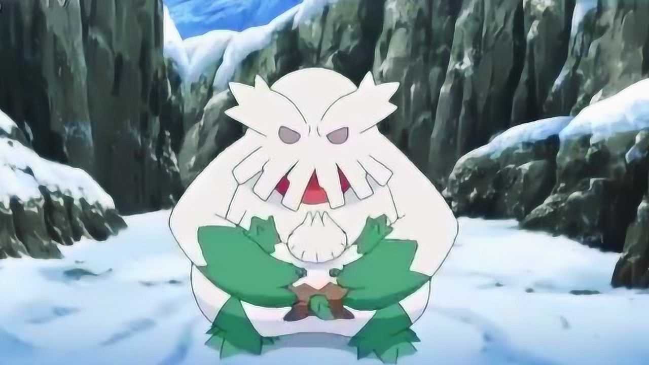 神奇宝贝图鉴:可以超进化的暴雪王,喜欢泡温泉?