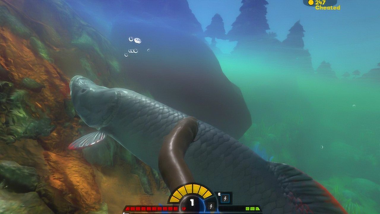 海底大猎杀初级电鳗竟然无法将巨骨舌鱼电翻挑战失败