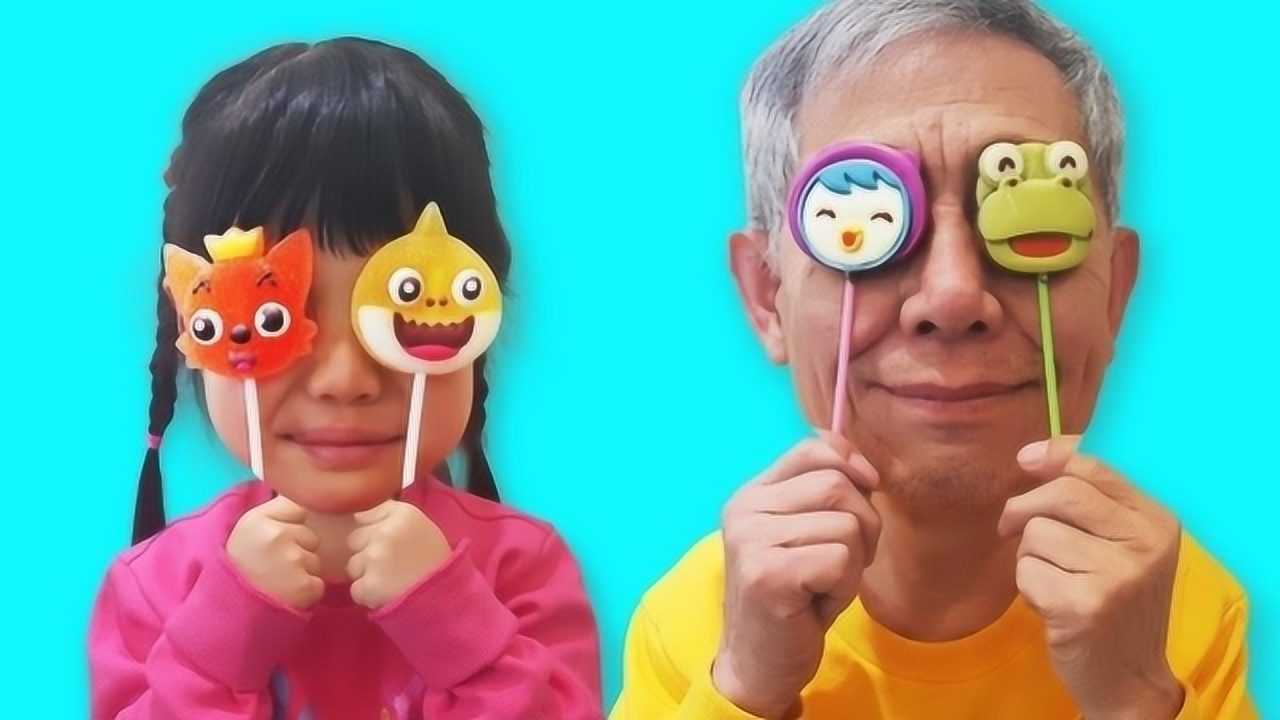 小萝莉也是非常馋，为了不让爷爷偷吃面，竟藏在了电视机里！_腾讯视频