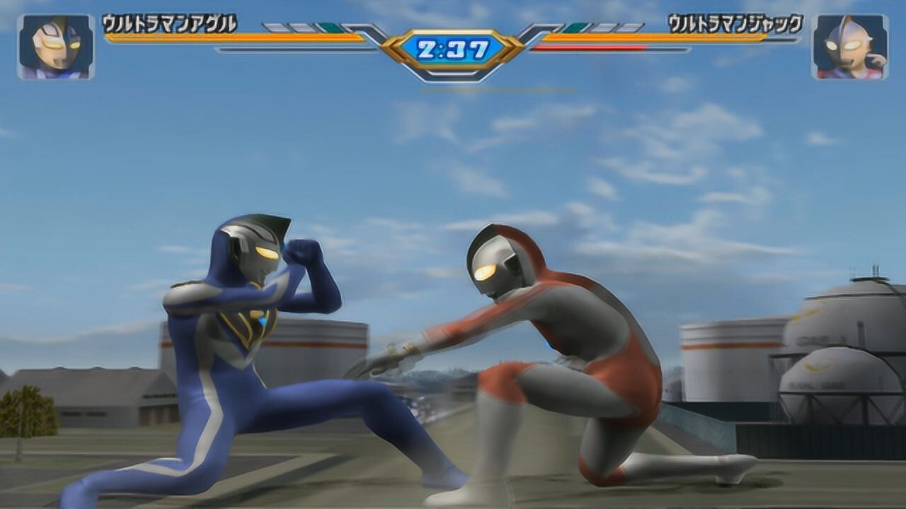 奥特曼格斗:阿古茹vs杰克,一直想用手镯劈砍,还真是倔呀!