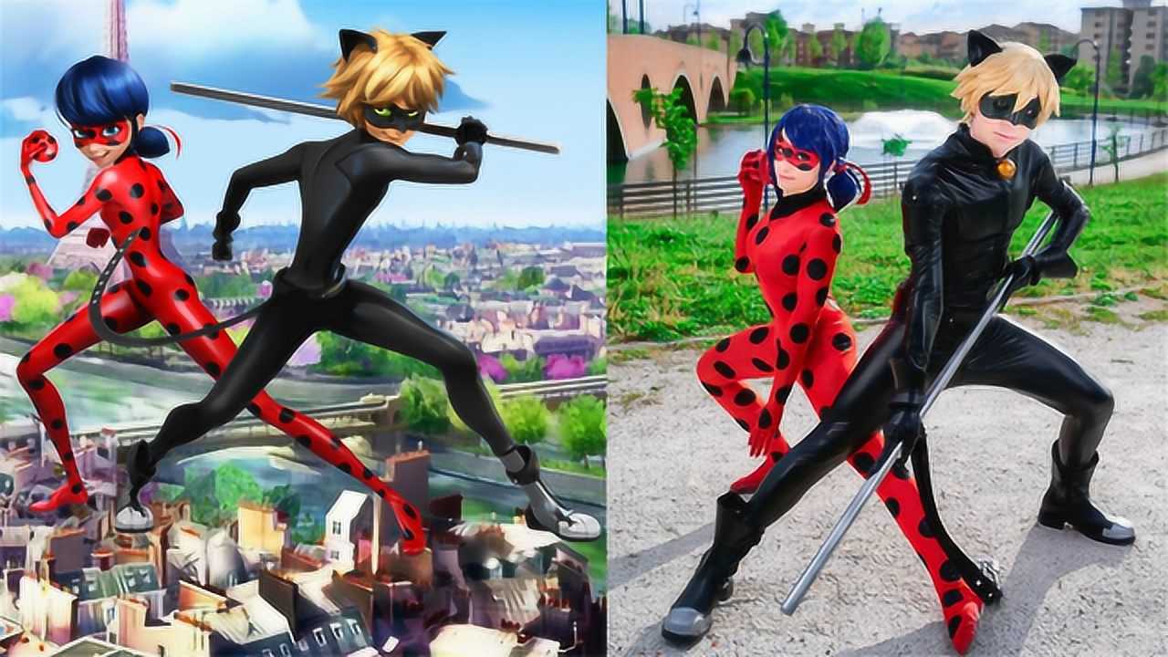 "真人版"瓢虫雷迪:有好几版不同的黑猫,瓢虫,你最喜欢哪个?