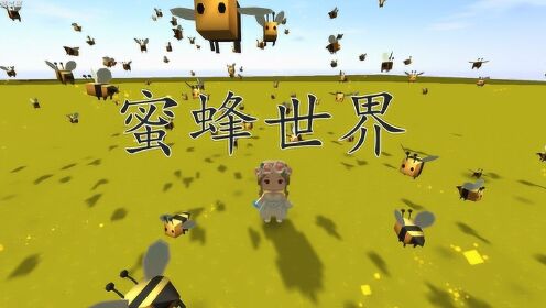 迷你世界 蜜蜂世界传送门,好多蜜蜂