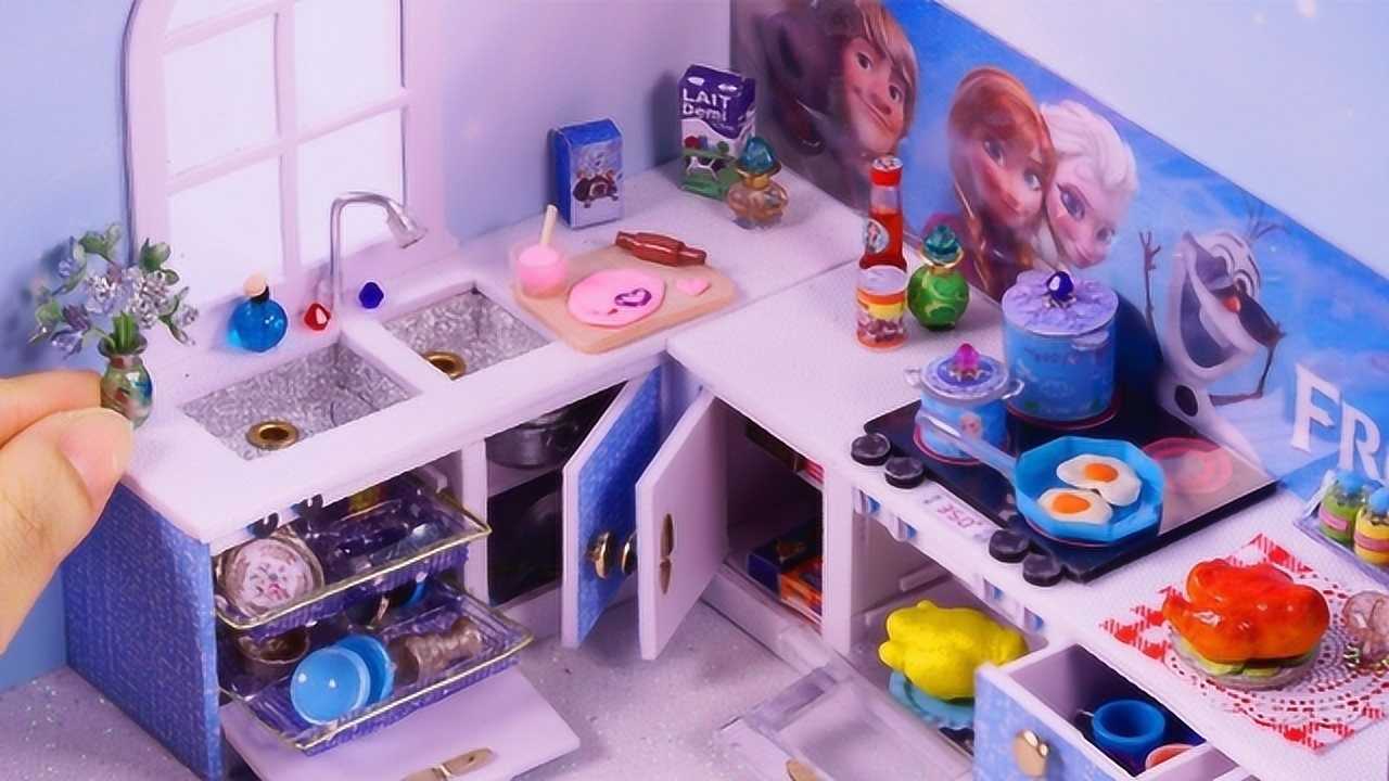 diy手工制作迷你小厨房真的好喜欢呀