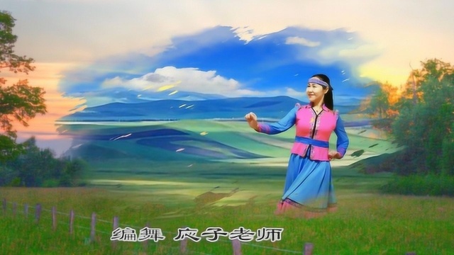 草原美女跳蒙古舞《草原情思》舞曲豪迈大气,动作标准很专业