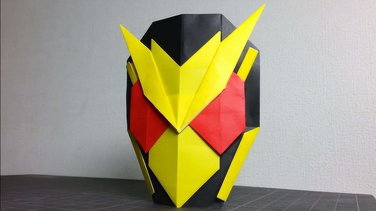 宝宝学折纸非常酷的假面骑士折纸简单折纸大全小朋友都喜欢