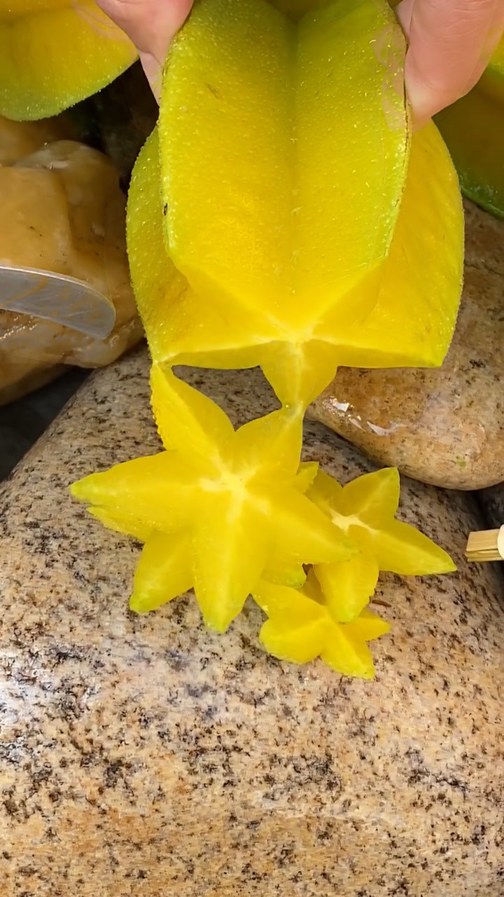 杨桃切个小星星送给你们