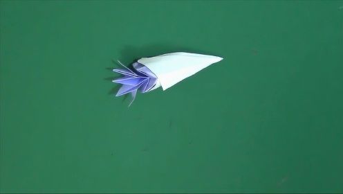 折纸教程：简单好玩的折纸鹦鹉螺，神奇好看的海洋生物！