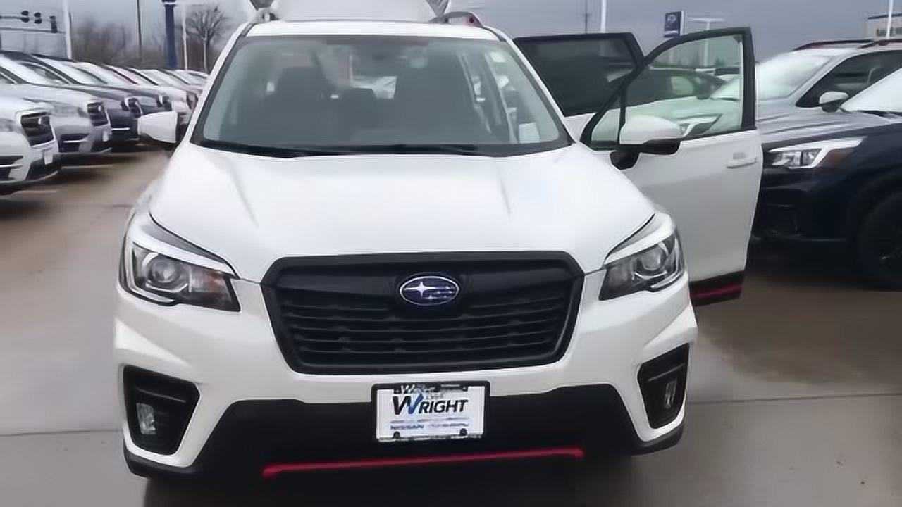 刚看了2020款斯巴鲁森林人这个白色款真大气