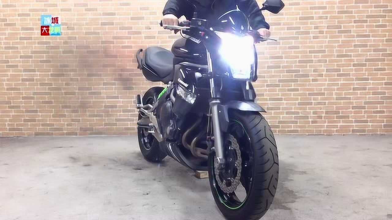 摩旅神器,川崎er4n实车外观展示,车灯个性十足,听听声浪如何?