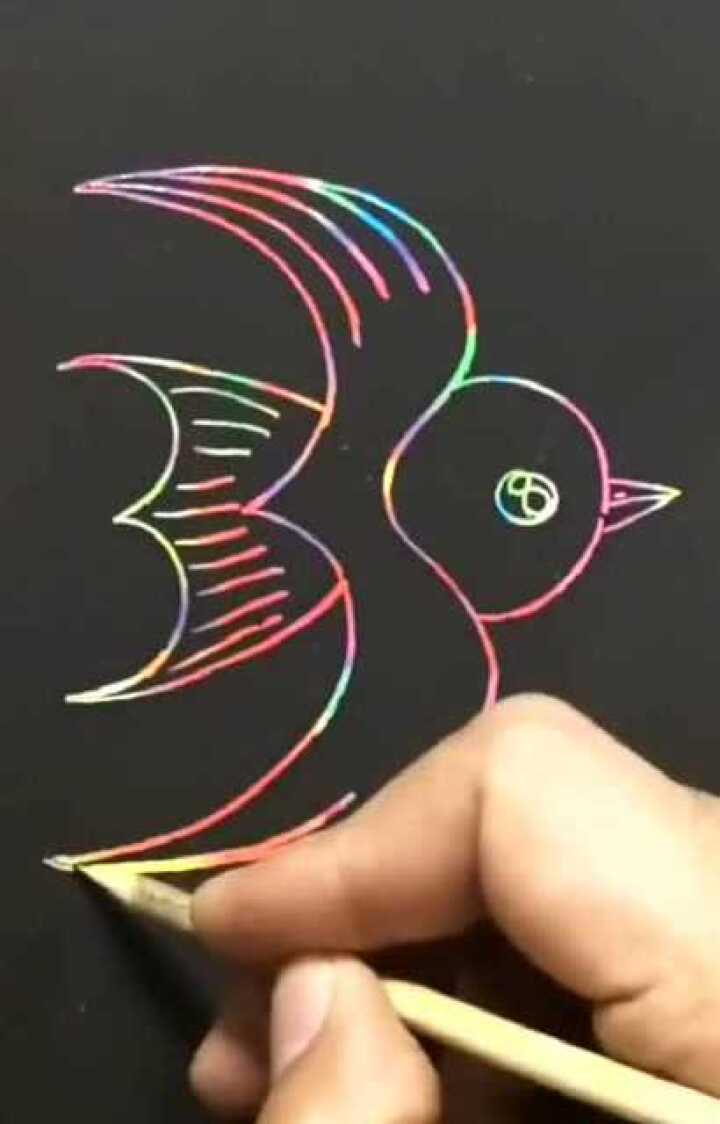 春天小燕子回来了教你用三个数字3画出可爱的小燕子