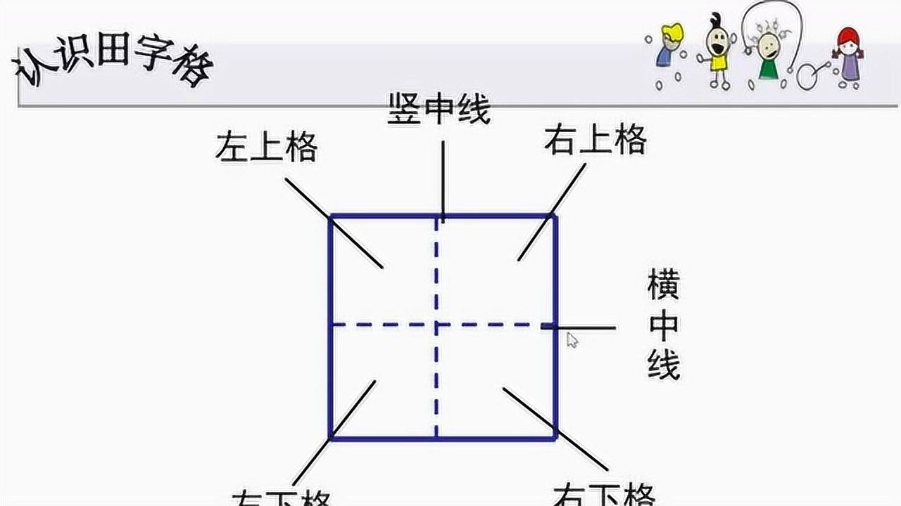 小学一年级语文.认识田字格_高清1080P在线观看平台_腾讯视频