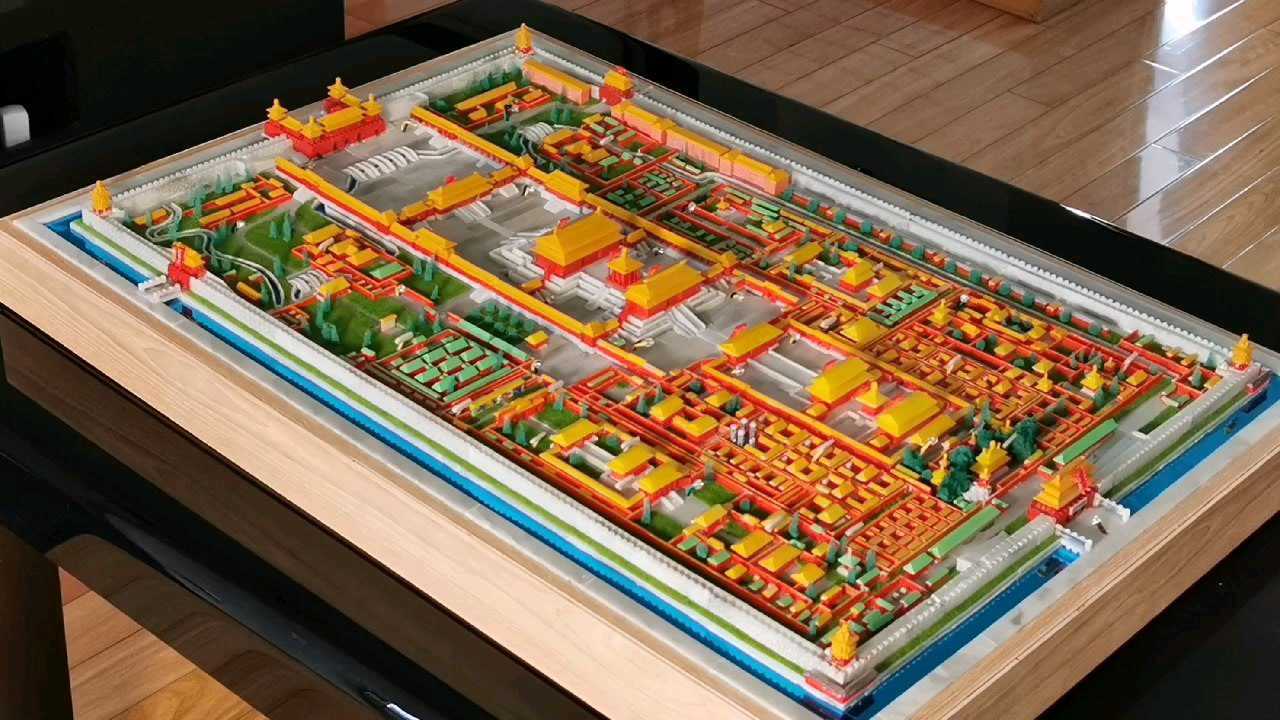 故宫模型灯光秀