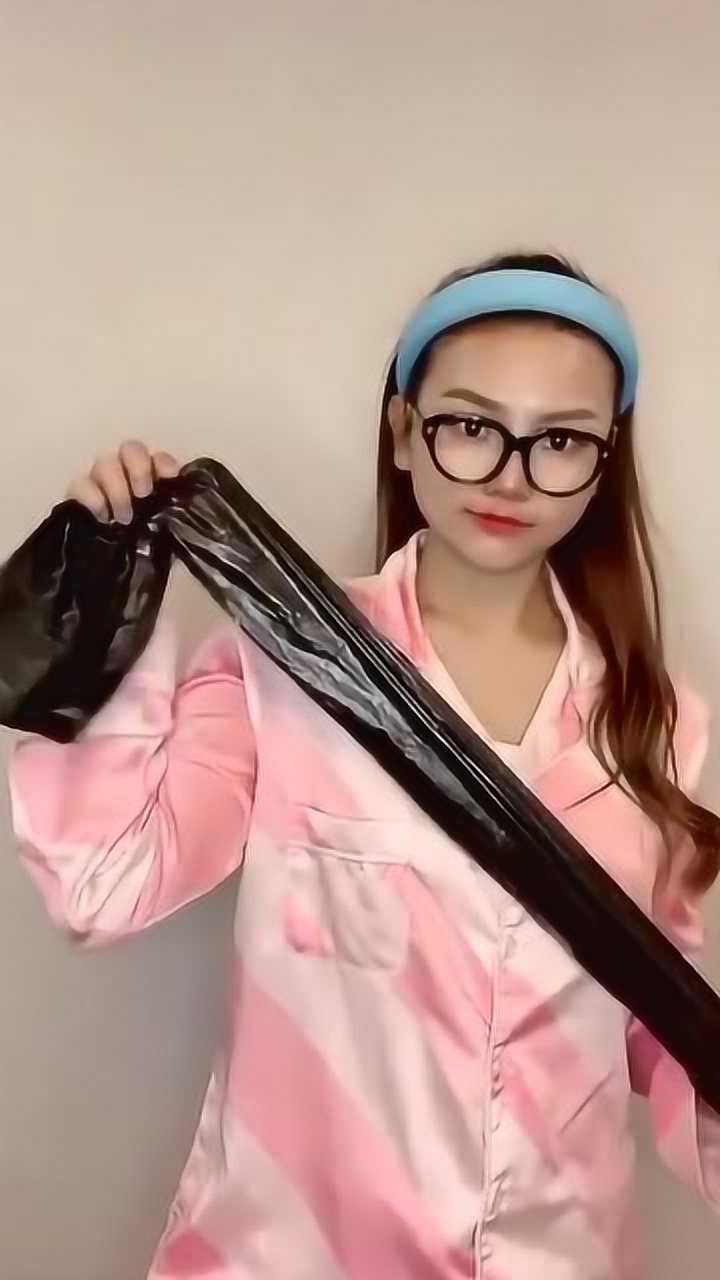 最近枕头挑战火了,来见识一下塑料袋挑战,成品让我看傻眼了!