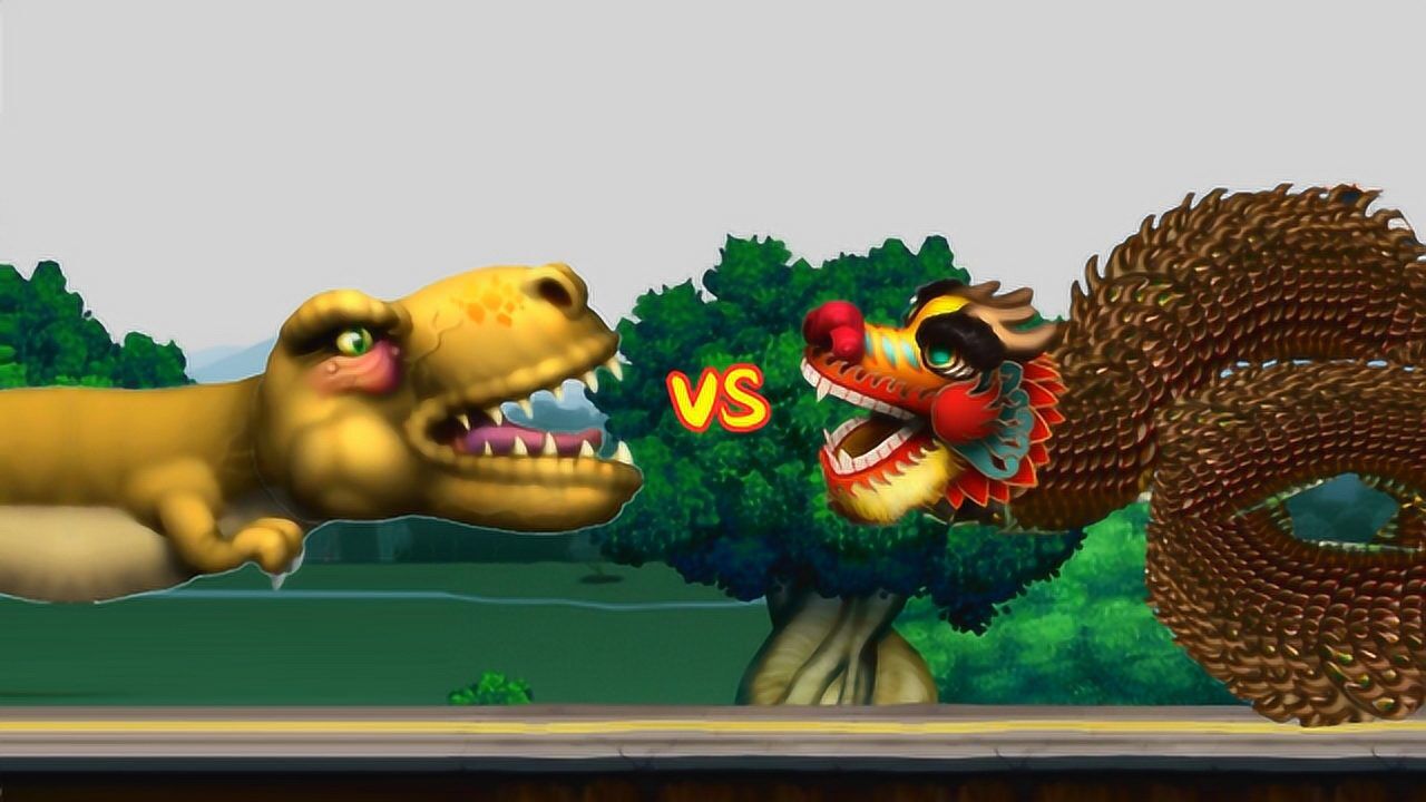 僵尸尖叫:霸王龙vs喷火龙,谁才是龙中之王?