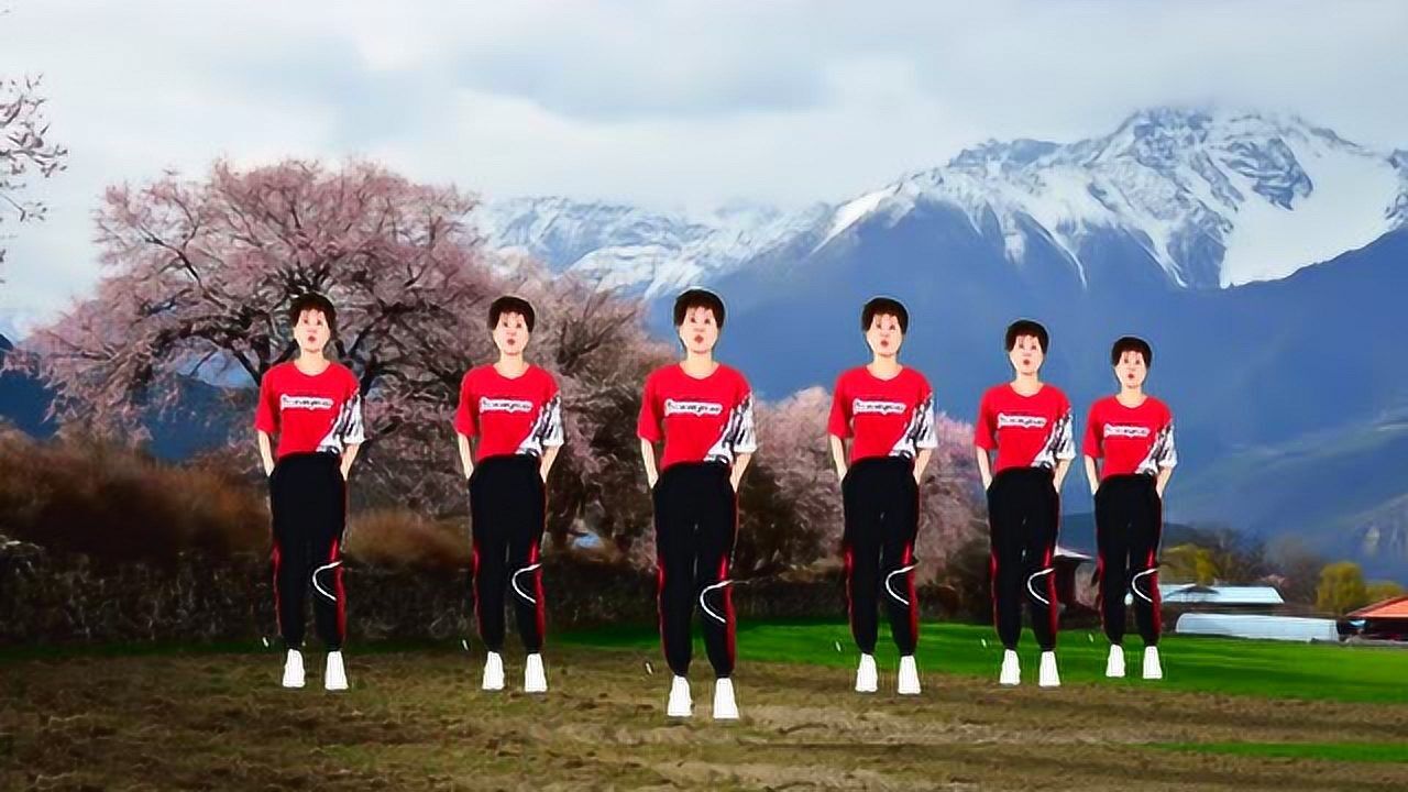 火爆跑跑舞《拉萨夜雨》动感简单