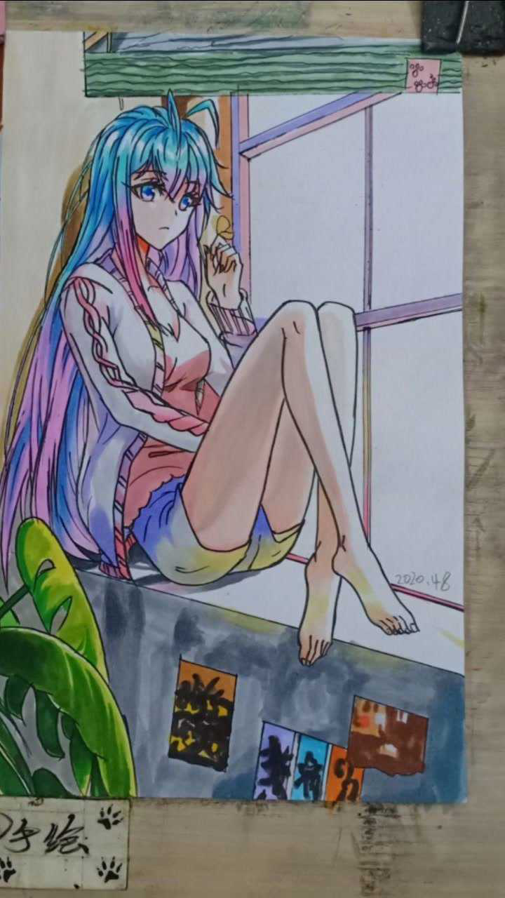 唐舞桐纯马克笔上色篇