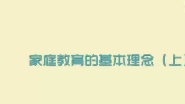 心理专家教你正确育儿讲座:现代家庭教育的基本理念.李玫瑾