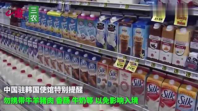 带猪肉去韩国或被罚6万元?韩国规定入境物品携带规则