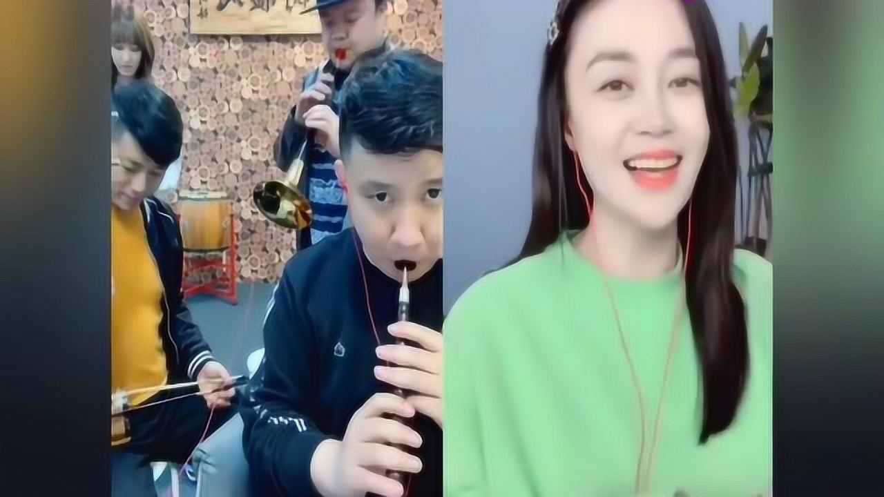 杨树林连麦关婷娜唢呐响起这一拜这才是绝活