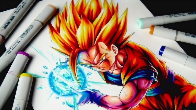 Drawing GOHAN Ssj Kamehameha!