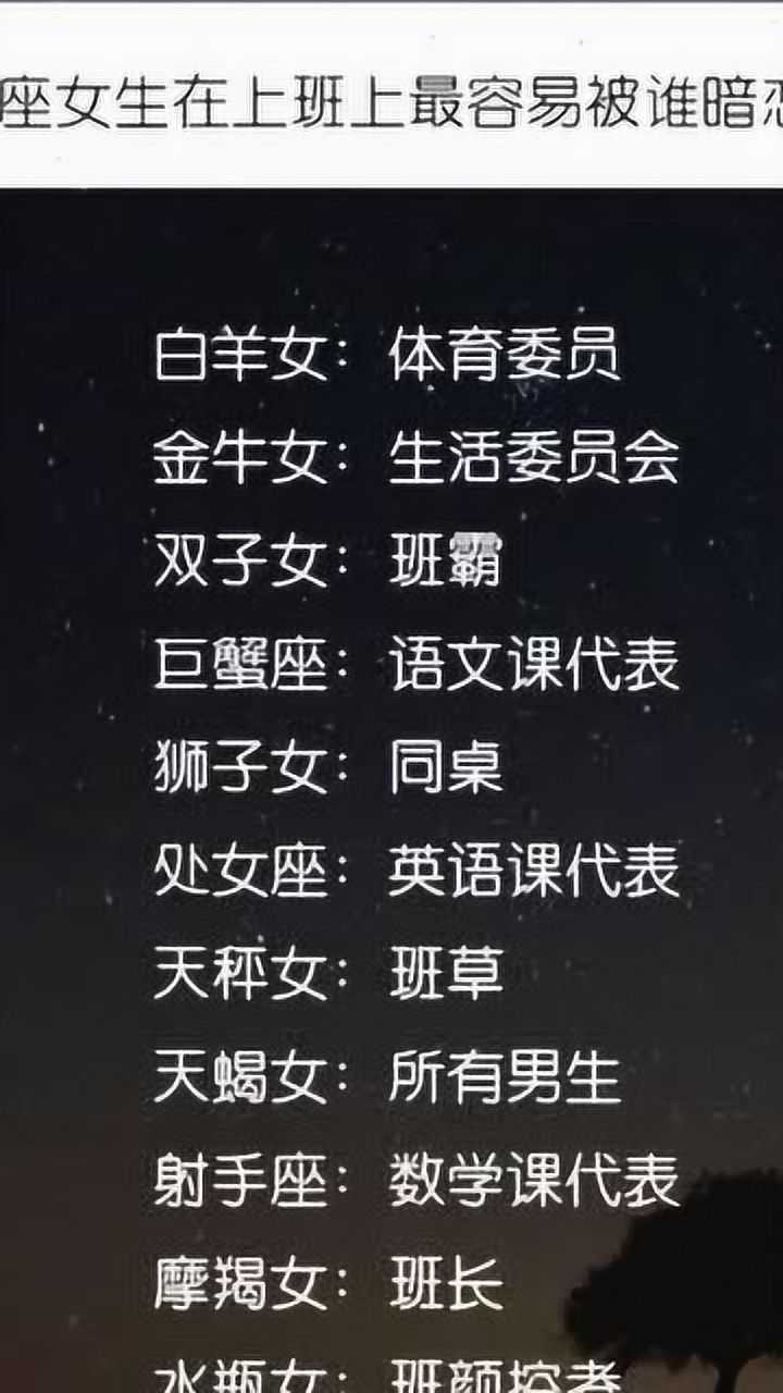 十二星座:这些星座女最容易被暗恋,你中了吗?