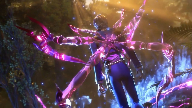 斗罗大陆:唐三八蛛矛的4种形象,魂骨颜色代表实力,蓝色是基础