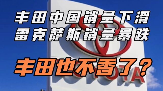 丰田中国2022年销量超194万辆,同比下滑0.2%,雷克萨斯拖了后腿