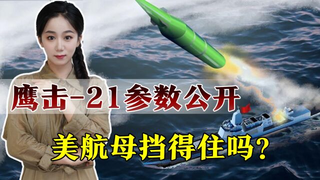 解放军公开鹰击21参数,速度10马赫,南海的尼米兹你悠着点