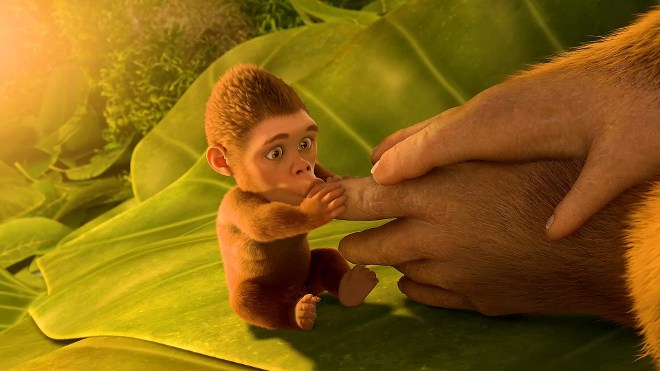 两只猴子争抢王位只有一只猴子可以活下来!