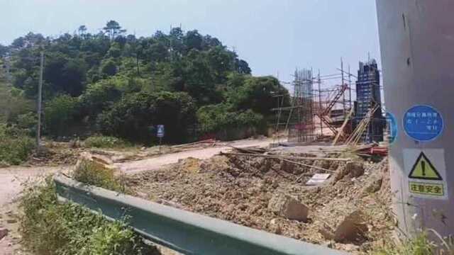 广西灵山高速公路正在建设中,在十几万人口的那隆镇有出入口