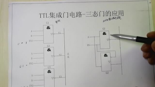 数字电路基础三态门的应用(十五)