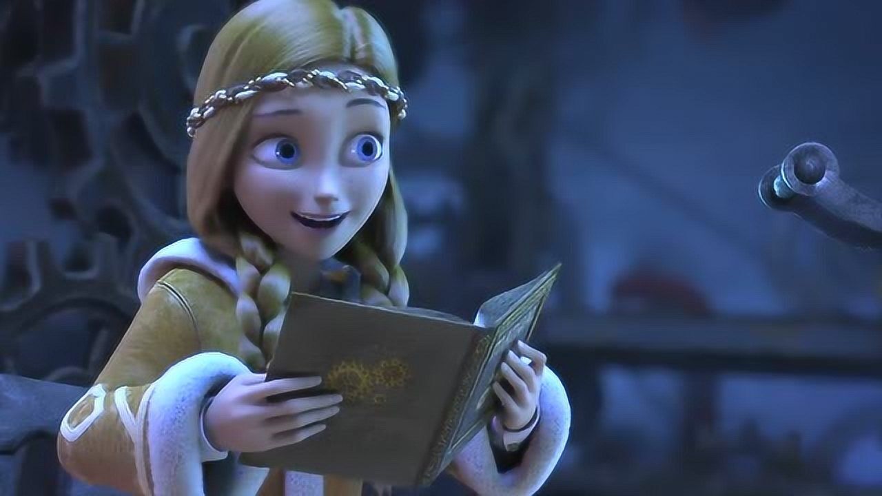 冰雪女王格尔达终于找到正确的按钮罗兰得救了