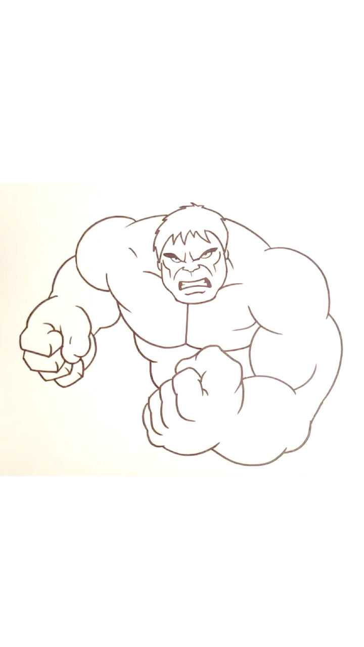 1分钟你如何画一个绿巨人