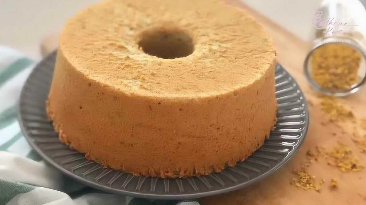 osmanthuschiffoncake桂花戚风蛋糕