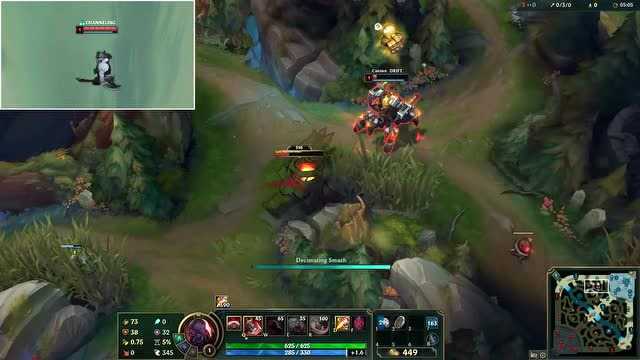 Zac Q vs Sion Passive ( Urgot E)