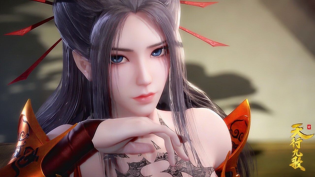 天行九歌赤练首秀公主太呆萌焰灵姬的表情亮了