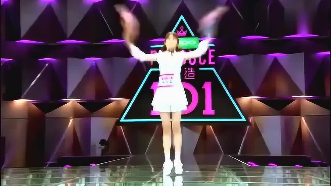 创造101吴芊盈跳超萌舞蹈王一博瞬间被萌到好可爱