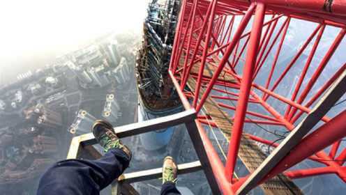 中国制造“巨型塔吊”，600米天空上施工，使用完怎么拆卸呢