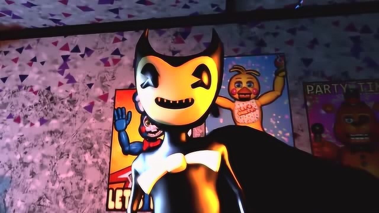 班迪和墨水机器:木偶忽然出现把萨米抓起来了,班迪能救出来吗?