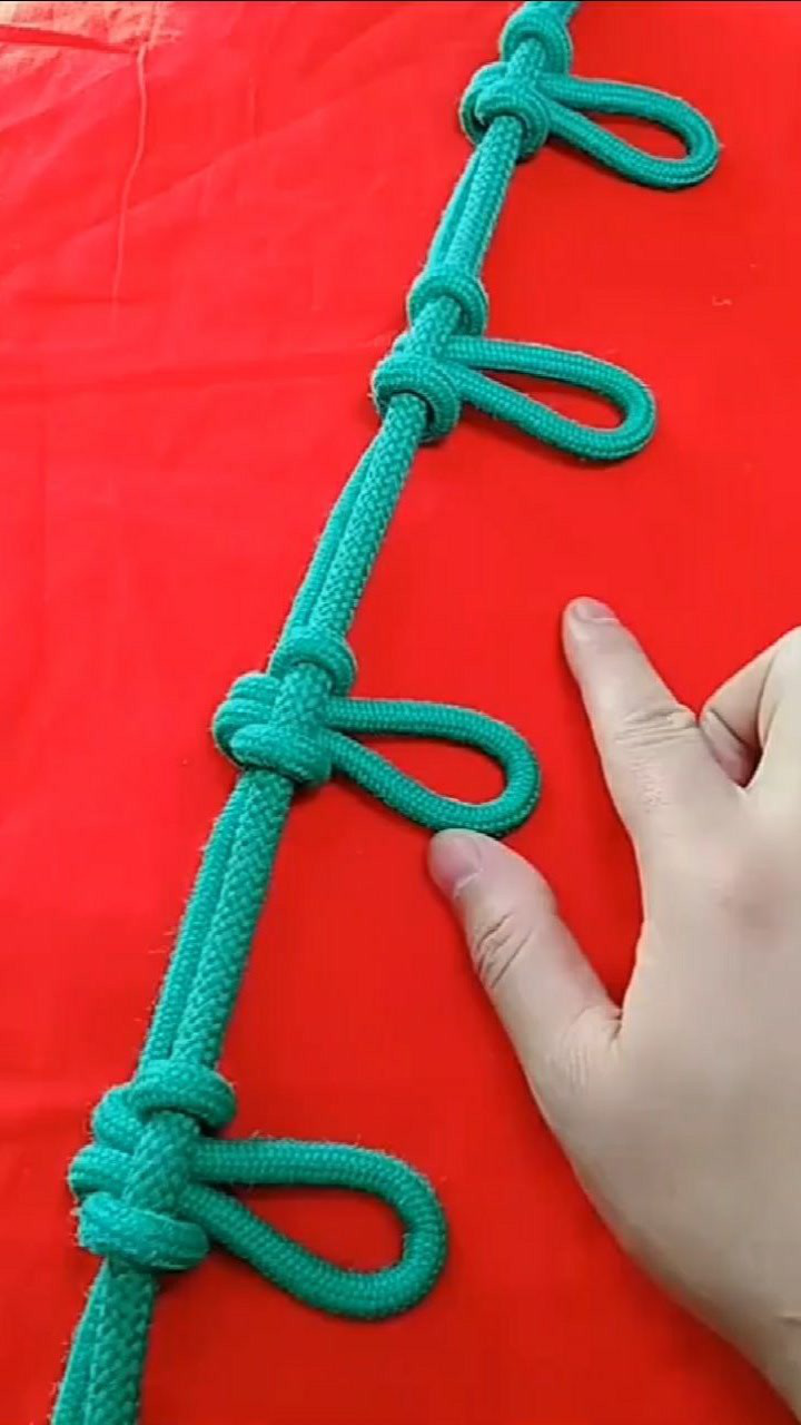 晾衣绳打结方法图片