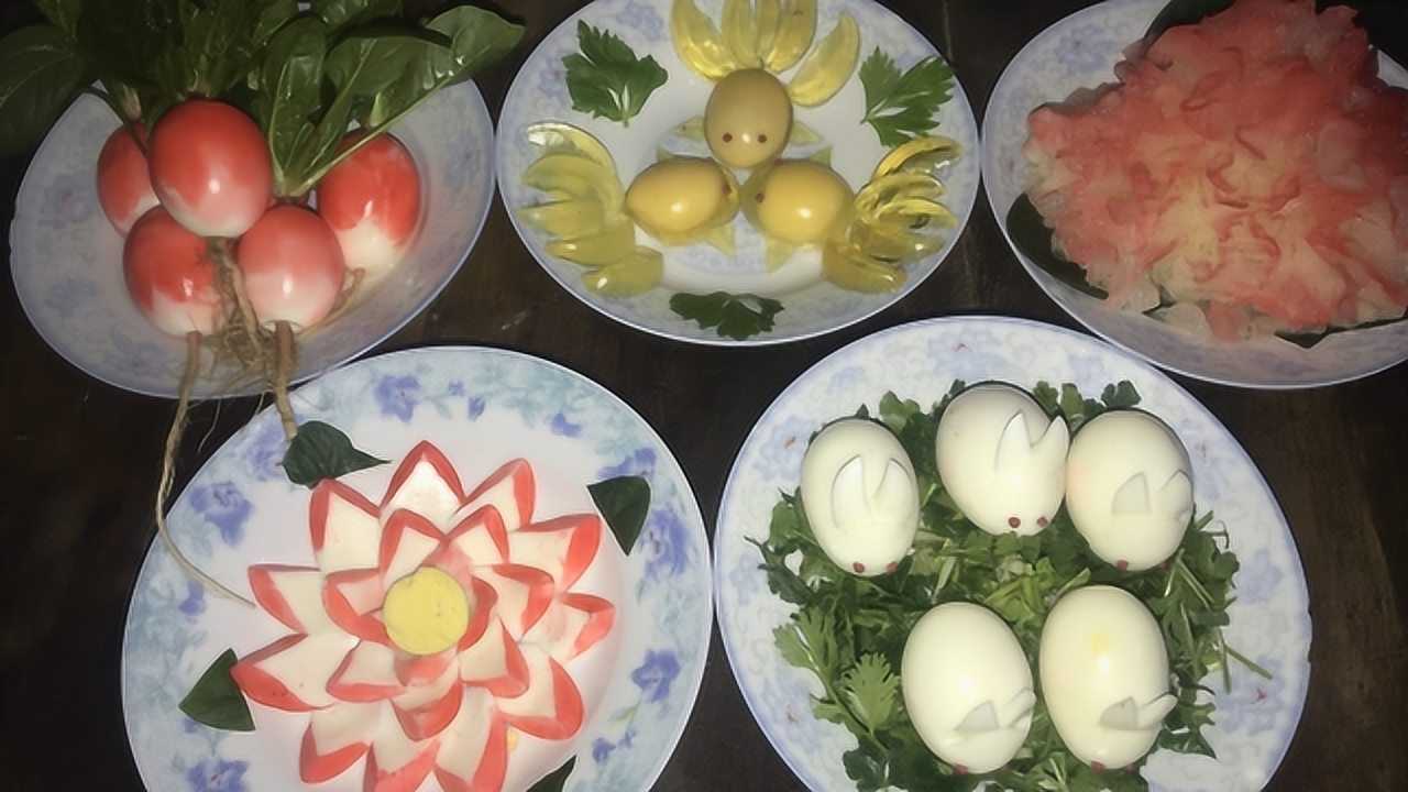 农村白事要做献饭,用最简单的食材做最漂亮东西,以后会失传吗?