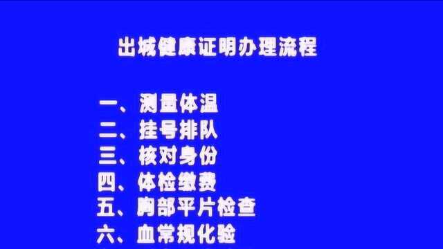 医院健康体检流程