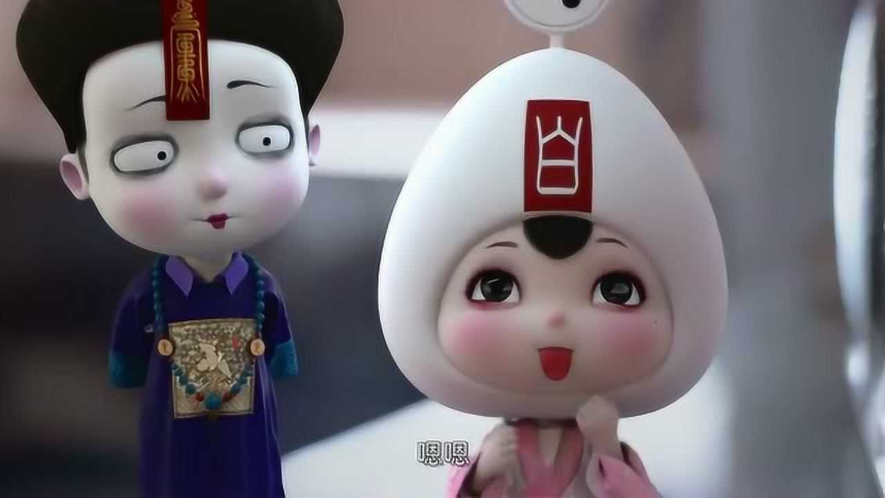 叫我僵小鱼:女版的小僵尸,穿着粉衣服好可爱!_腾讯视频