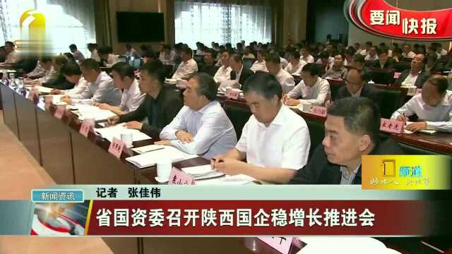 陕西省国资委召开陕西国企稳增长推进会