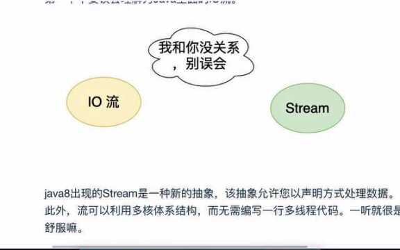 java里stream是什么